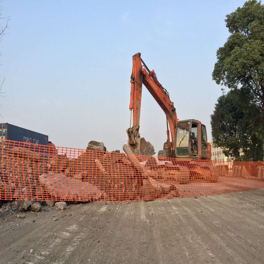 Red plástica de la malla de la cerca de seguridad anaranjada del HDPE para la construcción